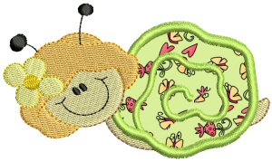 Snails Applique 2