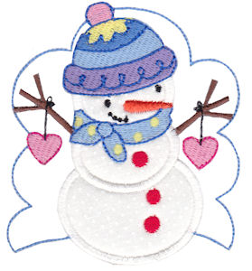 Snow Cuties Applique 12