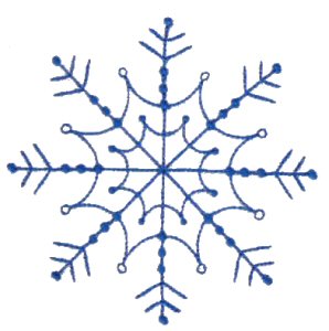 free snowflake embroidery download