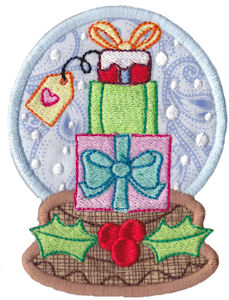 Applique Gifts Snowglobe