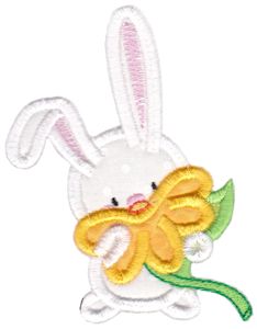 Snuggle Bunny Applique 6