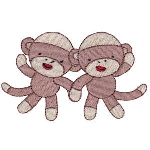 Sock Monkeys Embroidery Designs Bunnycup Embroidery