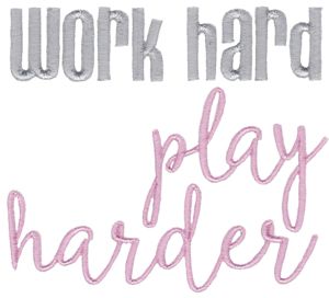 Work Hard Play Harder