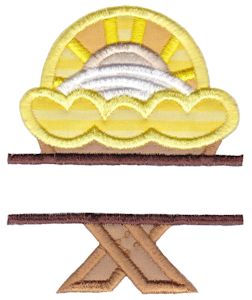 Split Manger Applique