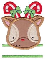 Split Christmas Applique Too