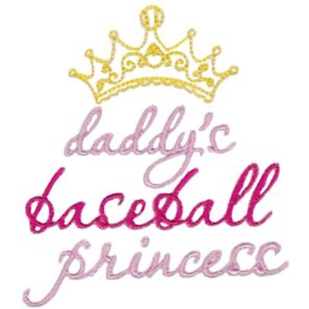 Daddy's Baseball Princess