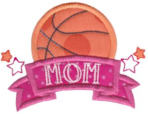 Basketball Mom Applique