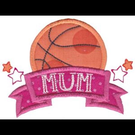 Basketball Mum Applique