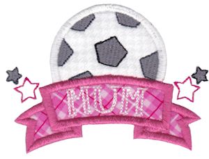 Soccer Mum Applique