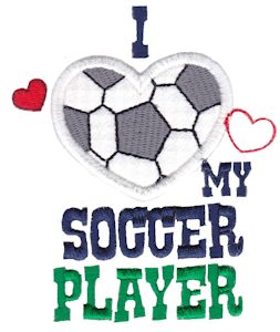 I Love My Soccer Player