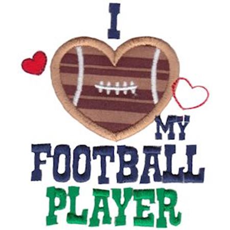 I Love My Football Player