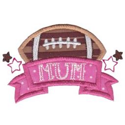 Football Mum Applique