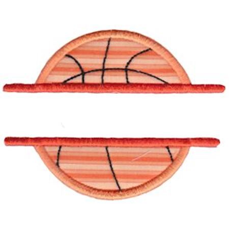 Split Basketball Applique