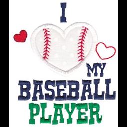 I Love My Baseball Player