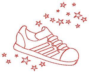 Sporty Boys Redwork 11