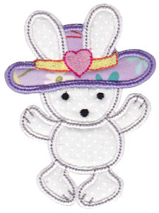 Spring Love Hearts Applique 1