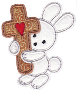 Spring Love Hearts Applique 3