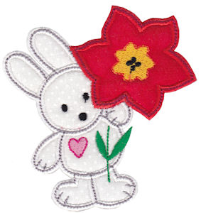 Spring Love Hearts Applique 6