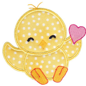 Spring Love Hearts Applique 7