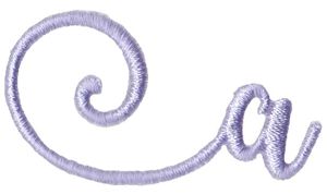 Starstruck Alphabet Left Tail a