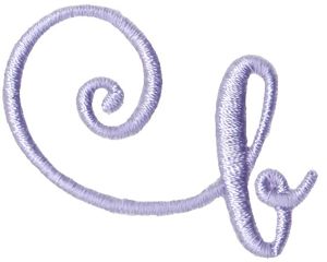 Starstruck Alphabet Left Tail b