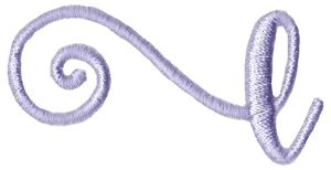 Starstruck Alphabet Left Tail l