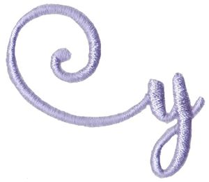 Starstruck Alphabet Left Tail y