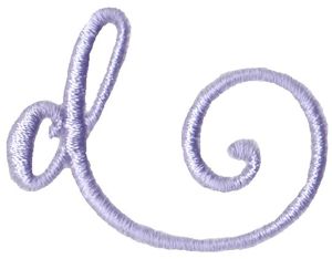 Starstruck Alphabet Right Tail d