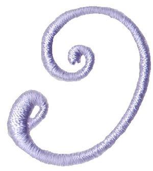 Starstruck Alphabet Right Tail e