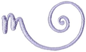 Starstruck Alphabet Right Tail m