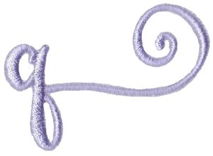 Starstruck Alphabet Right Tail q