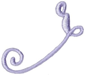 Starstruck Alphabet Right Tail r