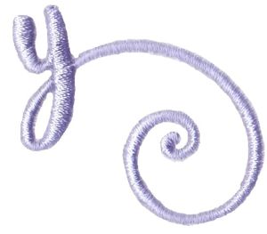 Starstruck Alphabet Right Tail y