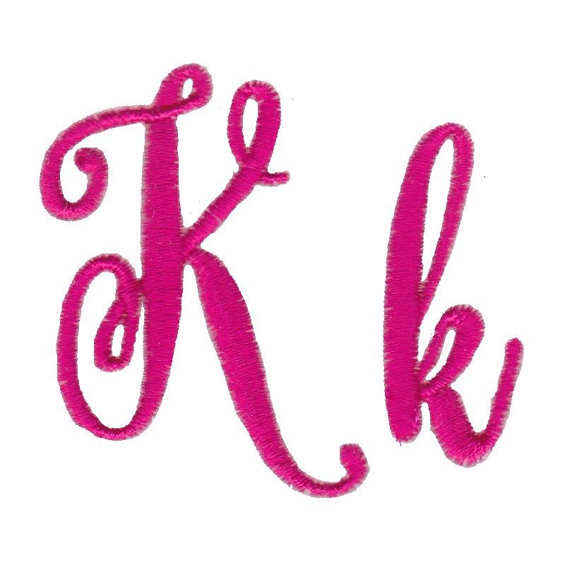 Steelheart Embroidery Font K