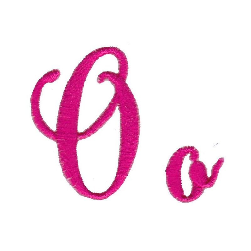 Steelheart Embroidery Font O