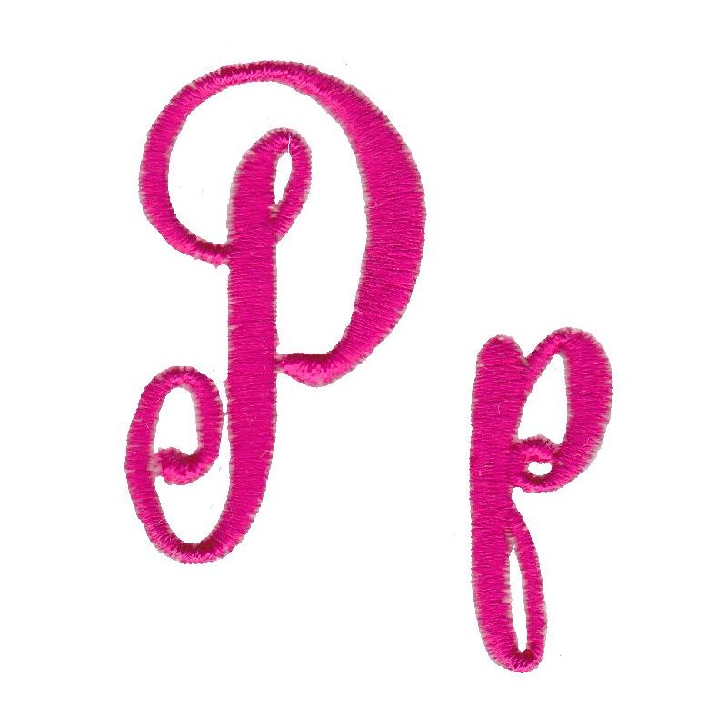 Steelheart Embroidery Font P