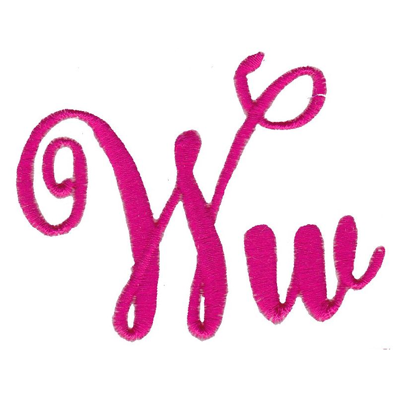 Steelheart Embroidery Font W