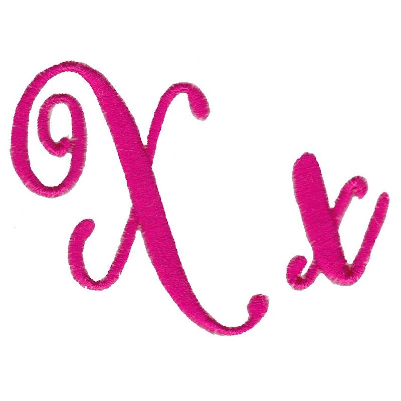 Steelheart Embroidery Font X