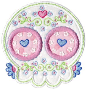 Sugar Skulls Applique 11