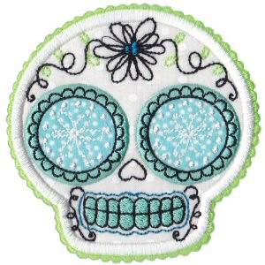Sugar Skulls Applique 7