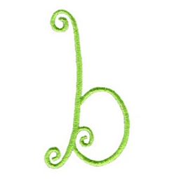 Swirly Alphabet Lower Case b