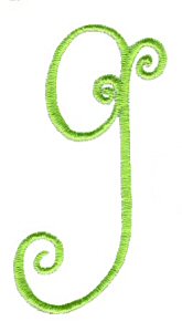 Swirly Alphabet Lower Case g