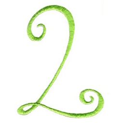 Swirly Alphabet Number 2