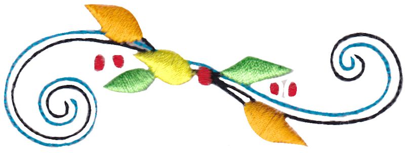 Swirly Autumn Leaves 1