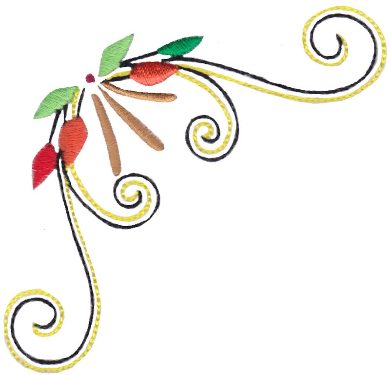 Swirly Autumn Leaves 13