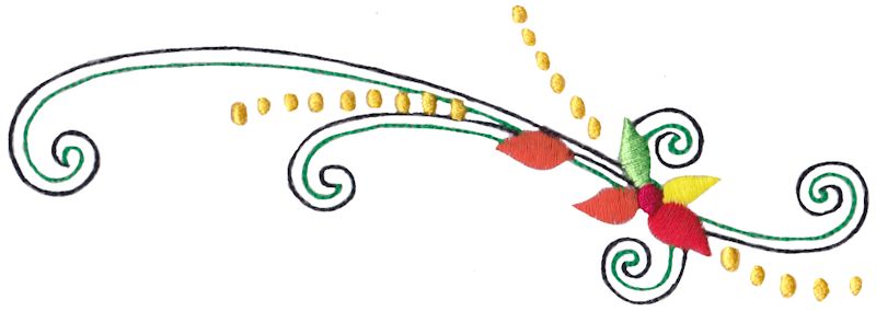 Swirly Autumn Leaves 5