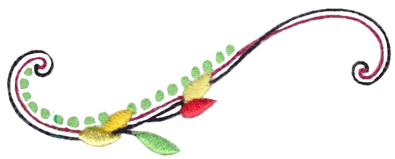 Swirly Autumn Leaves 6