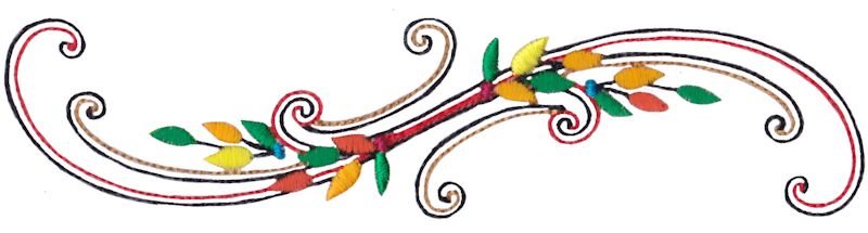 Swirly Autumn Leaves 9