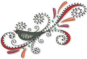 Swirly Autumn Too 5x7 4