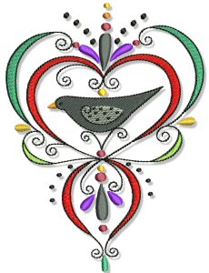 Swirly Autumn Too 5x7 5